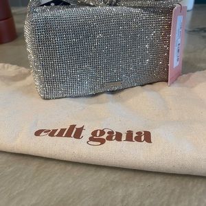 Cult Gaia
Mini Sienna Crystal Chainmail Top Handle Bag
